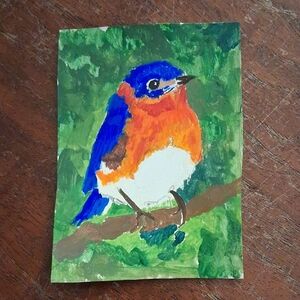 Hand Crafted Aceo Card
